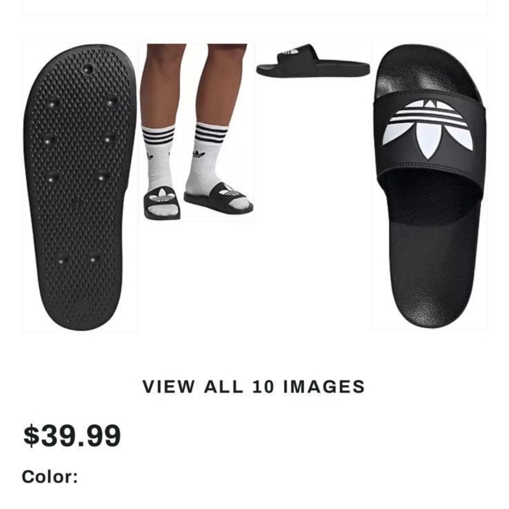 Men’s adidas slides
